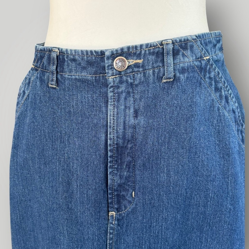 High Sierra Denim Maxi Skirt Blue Size 10 - Picture 6 of 10